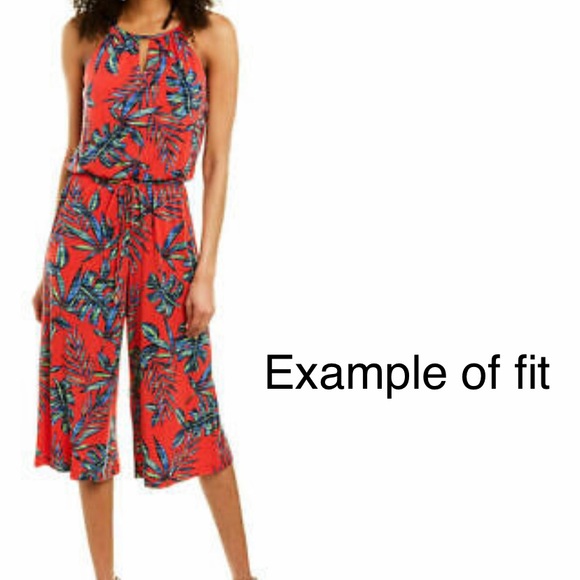 London Times cropped jumpsuit size 6 - Picture 3 of 5